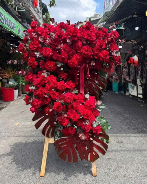 Kệ hoa chúc mừng hồng phát giao nhanh hỏa tốc mẫu 407