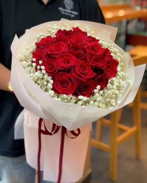 Bó hoa chúc mừng sinh nhật đối tác đẳng cấp mẫu 513