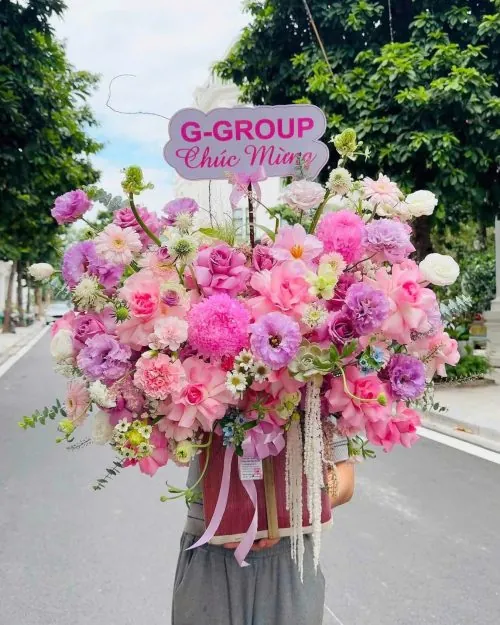 Giỏ hoa quả quà tặng cao cấp mẫu luxury 220